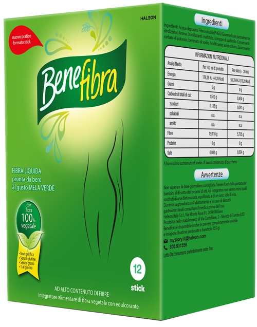 BENEFIBRA LIQUIDA 12 STICK DA 30 ML - Farmacianuova.eu