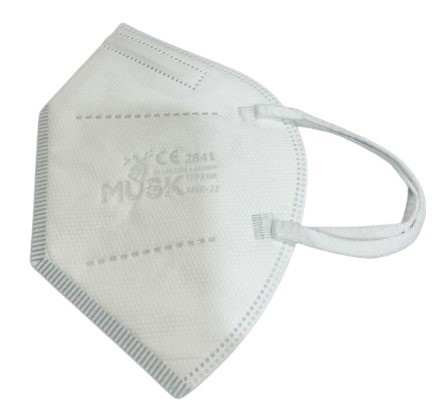 MUSK MASCHERINA FFP3 WHITE 10 PEZZI - Farmacianuova.eu