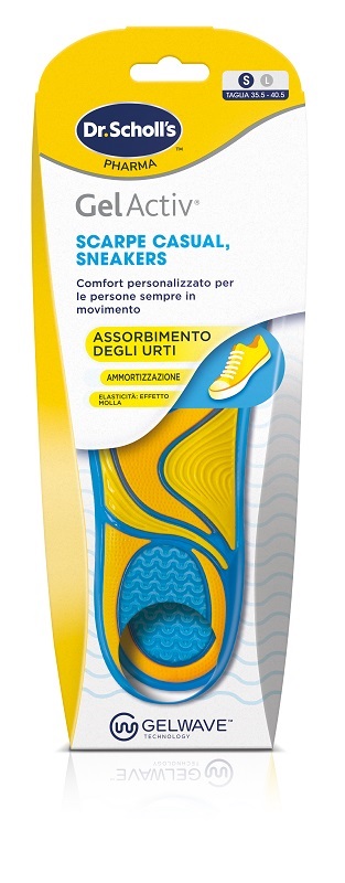 SCHOLL GELACTIV SCARPE CASUAL SNICKERS MISURA SMALL NUOVA SERIE 2025 1 PAIO - Farmacianuova.eu