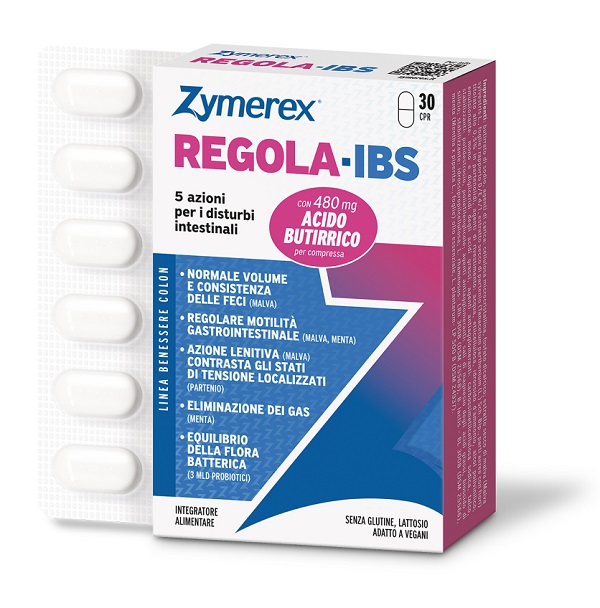 ZYMEREX REGOLA-IBS 30 COMPRESSE SENZA GLUTINE SENZA LATTOSIO - Farmacianuova.eu