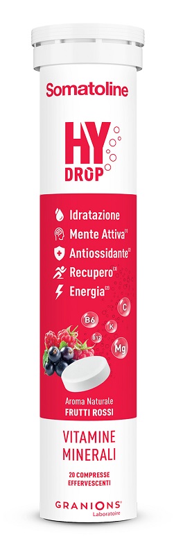 SOMATOLINE HYDROP FRUTTI ROSSI 20 COMPRESSE EFFERVESCENTI - Farmacianuova.eu