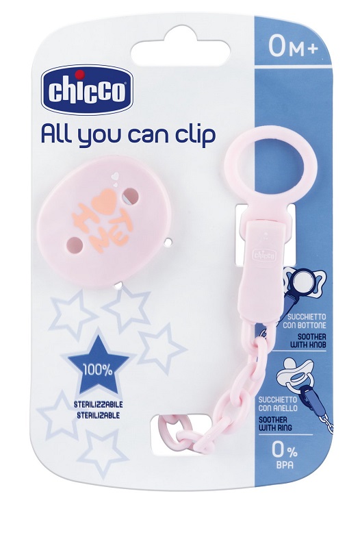 CHICCO CLIP UNIVERSALE ROSA - Farmacianuova.eu