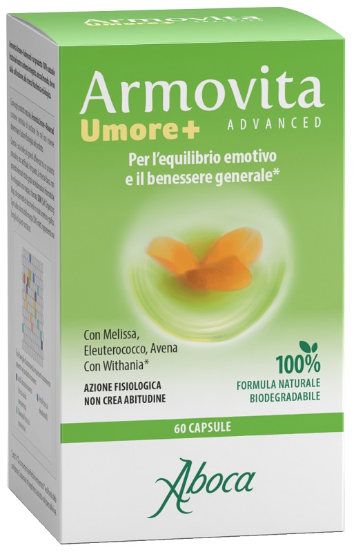 ARMOVITA UMORE+ 60 CAPSULE 466 MG SENZA GLUTINE SENZA LATTOSIO - Farmacianuova.eu