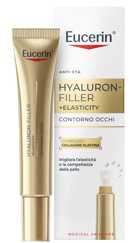 EUCERIN HYALURON FILLER+ ELASTICITY CONTORNO OCCHI SPF15 15 ML - Farmacianuova.eu